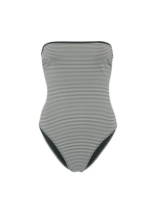Main View - Click To Enlarge - MARYSIA - 'Adelaide' reversible stripe one-piece strapless swimsuit