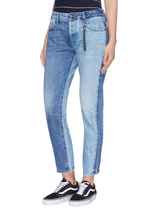 Front View - Click To Enlarge - 72877 - 'Savanna' colourblock jeans
