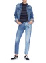Figure View - Click To Enlarge - 72877 - 'Savanna' colourblock jeans