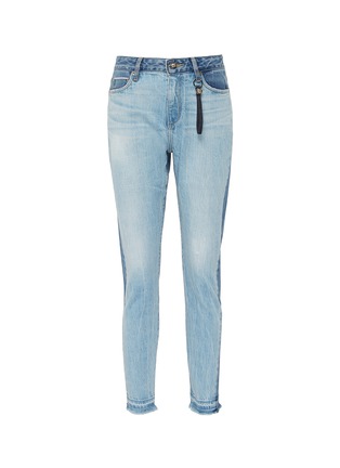 Main View - Click To Enlarge - 72877 - 'Tina' colourblock jeans