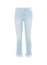 Main View - Click To Enlarge - FRAME - 'Le High' shredded cuff jeans