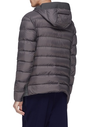 Back View - Click To Enlarge - FENDI SPORT - 'Bag Bugs' appliqué hooded down puffer jacket