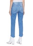 Back View - Click To Enlarge - FRAME - 'Le Nouveau Straight' sweetheart cuff jeans