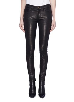 Main View - Click To Enlarge - FRAME - 'Le Skinny de Jeanne' leather pants