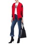 Figure View - Click To Enlarge - SONIA RYKIEL - Colourblock wool blend cardigan