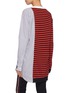Back View - Click To Enlarge - SONIA RYKIEL - Patch pocket shirt panel stripe top