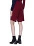Back View - Click To Enlarge - SONIA RYKIEL - Wool-cashmere knit Bermuda shorts