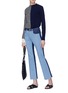 Figure View - Click To Enlarge - SONIA RYKIEL - Colourblock flared jeans