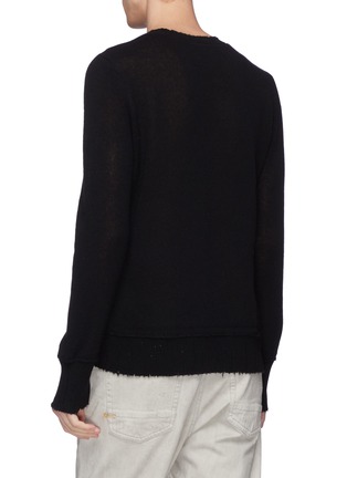 Back View - Click To Enlarge - R13 - Distressed cashmere sweater