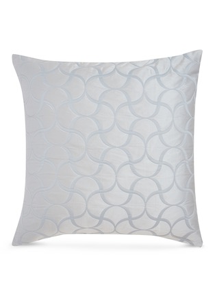 Main View - Click To Enlarge - FRETTE - Tile cushion cover – Light Blue