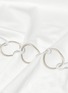 Detail View - Click To Enlarge - FRETTE - Links queen size duvet set – Beige/Grey