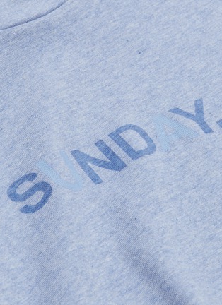  - 72883 - 'Sunday' slogan print T-shirt