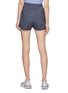 Back View - Click To Enlarge - 72883 - 'Jog' stripe outseam running shorts
