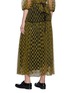Back View - Click To Enlarge - CECILIE BAHNSEN - 'Anette' tie spot velvet flock print tulle skirt