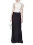 Figure View - Click To Enlarge - THE ROW - 'Molly' suspender silk satin bias skirt
