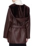 Back View - Click To Enlarge - THE ROW - 'Sternley' belted hooded shearling jacket