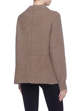 Back View - Click To Enlarge - THE ROW - 'Connor' cashmere rib knit sweater