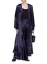 Figure View - Click To Enlarge - THE ROW - 'Impu' satin wrap coat