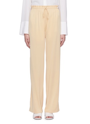 Main View - Click To Enlarge - THE ROW - 'JR' straight leg silk paperbag pants