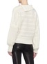 Back View - Click To Enlarge - PHILOSOPHY DI LORENZO SERAFINI - Foldover collar faux pearl embellished sleeve sweater