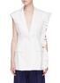 Main View - Click To Enlarge - MAGGIE MARILYN - 'Girl with a Dream' ruffle blazer gilet