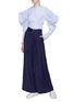Figure View - Click To Enlarge - MAGGIE MARILYN - 'Go Your Own Way' belted wide leg pants