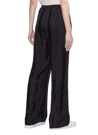 Back View - Click To Enlarge - MARC JACOBS - Stripe wide leg pants