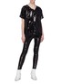 Figure View - Click To Enlarge - MARC JACOBS - Bow tie sequin top