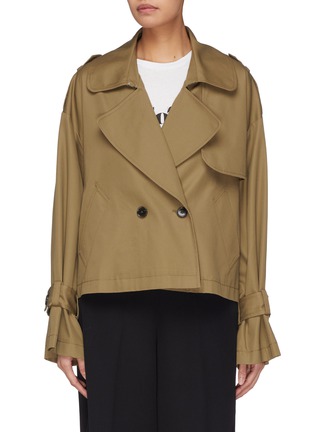 Main View - Click To Enlarge - PORTSPURE - Double breasted trench jacket