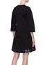 Back View - Click To Enlarge - MONCLER - Drawcord hem dress