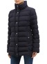 Detail View - Click To Enlarge - MONCLER - 'Harelde' detachable hood down puffer jacket