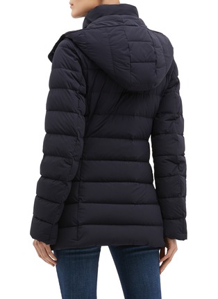 Back View - Click To Enlarge - MONCLER - 'Harelde' detachable hood down puffer jacket