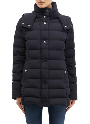 Main View - Click To Enlarge - MONCLER - 'Harelde' detachable hood down puffer jacket
