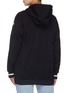 Back View - Click To Enlarge - MONCLER - 'Maglia' jersey panel down puffer zip hoodie