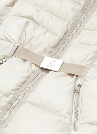  - MONCLER - 'Alouette' belted down puffer jacket