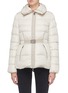 Main View - Click To Enlarge - MONCLER - 'Alouette' belted down puffer jacket