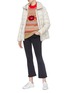 Figure View - Click To Enlarge - MONCLER - 'Alouette' belted down puffer jacket