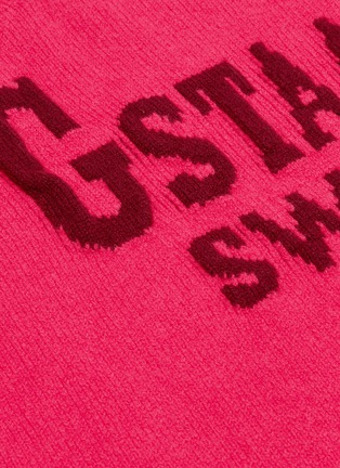  - MONCLER - 'Gstaad Swiss' slogan jacquard sweater