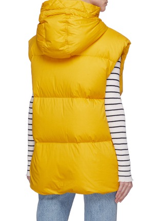 Back View - Click To Enlarge - MONCLER - 'Cheveche' hooded down puffer vest