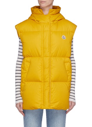 Main View - Click To Enlarge - MONCLER - 'Cheveche' hooded down puffer vest