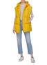 Figure View - Click To Enlarge - MONCLER - 'Cheveche' hooded down puffer vest