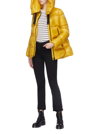 Figure View - Click To Enlarge - MONCLER - 'Serin' hooded down puffer jacket