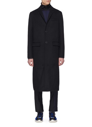 Main View - Click To Enlarge - VALENTINO GARAVANI - Virgin wool-cashmere melton coat