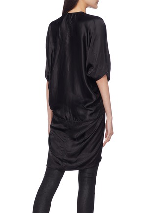 RICK OWENS Kite drape high low tunic top Women Lane Crawford
