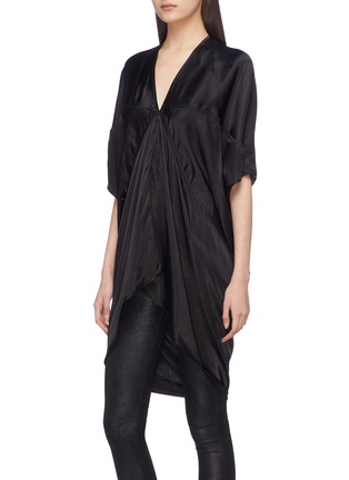 【関税&送料込み】Rick Owens Abito Avvolgente RICK OWENS | 'Kite' drape high-low tunic top | Women | Lane