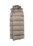 Main View - Click To Enlarge - RICK OWENS - Hooded long sleeveless down puffer coat