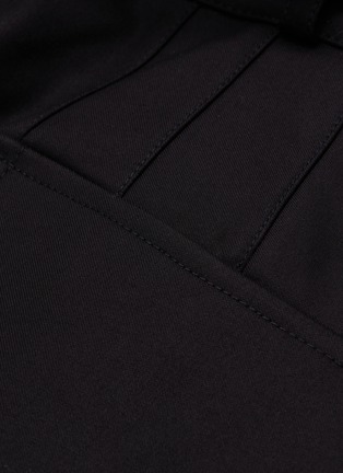 Detail View - Click To Enlarge - ALEXANDER WANG - Zip front belted utility skort