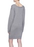 Back View - Click To Enlarge - ALEXANDER WANG - Zip outseam twist dress