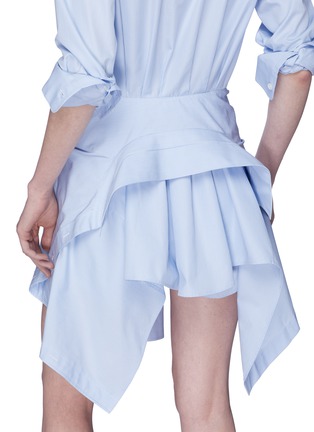 Detail View - Click To Enlarge - ALEXANDER WANG - Sleeve tie panel shirt dress
