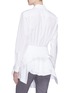 Back View - Click To Enlarge - ALEXANDER WANG - Sleeve tie panel shirt